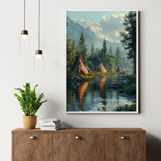 In Nature Native American Canvas