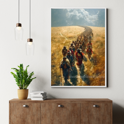 Under the Open Sky Native American Canvas