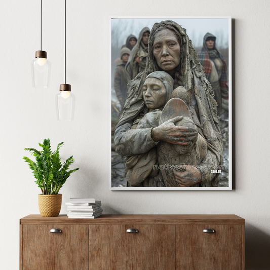 The Cry of the Ancestors Native American Canvas