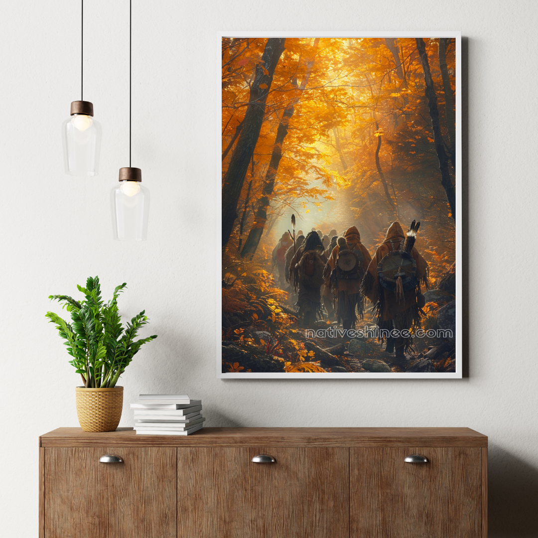 The Light Of The Ancestors Native American Canvas