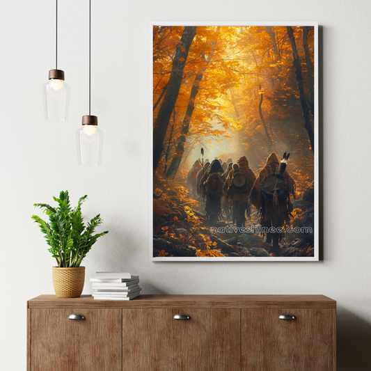 The Light Of The Ancestors Native American Canvas