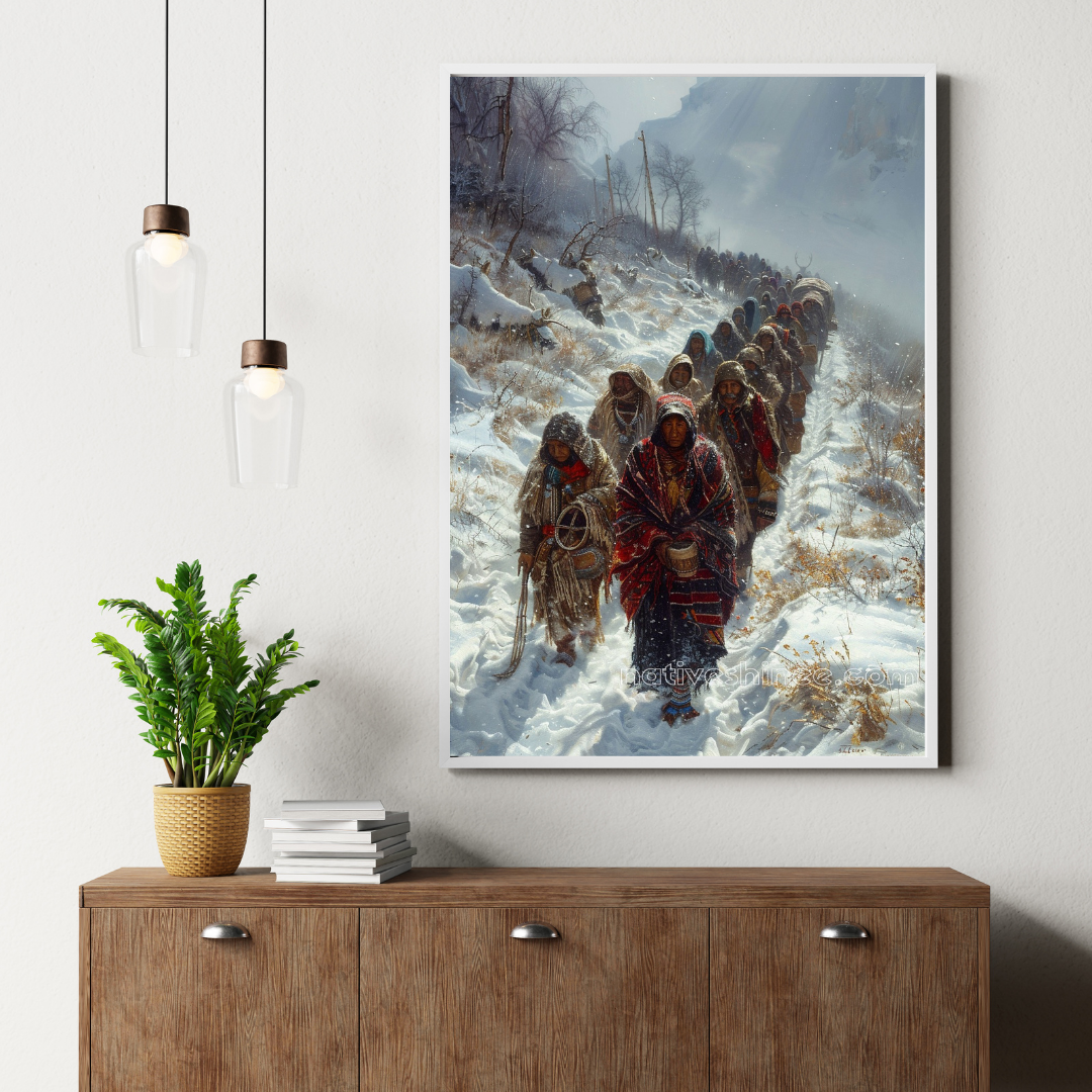 Written in Tears Native American Canvas