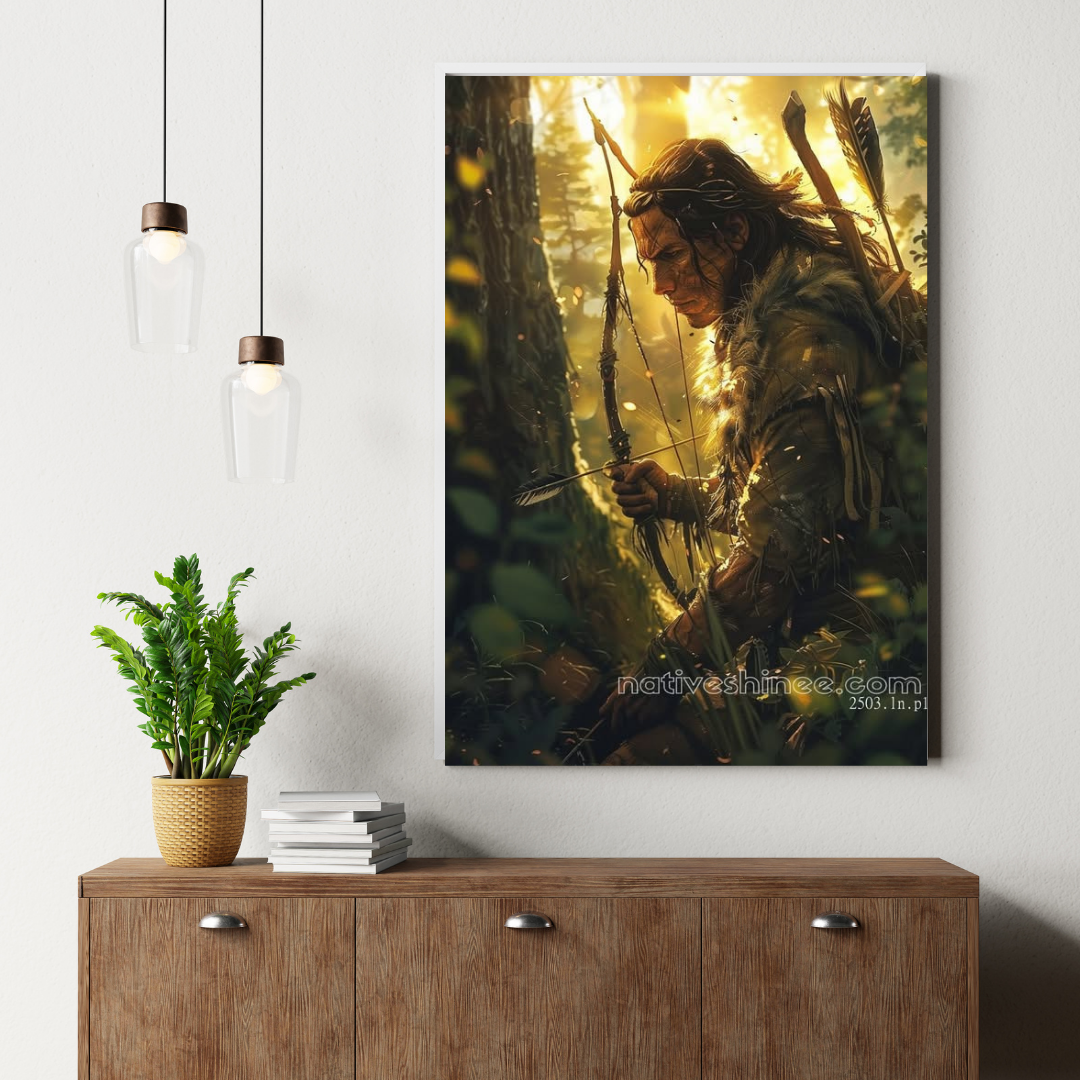 Forest Guardian Native American Canvas