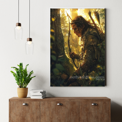 Forest Guardian Native American Canvas