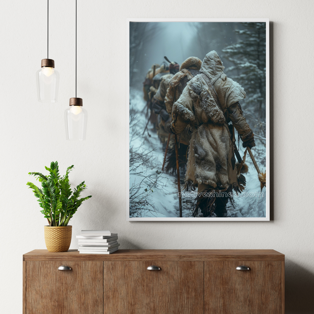 Sorrow And Hope Native American Canvas