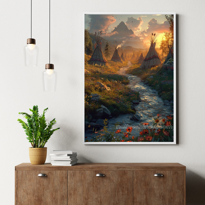 The Mark We Make Native American Canvas