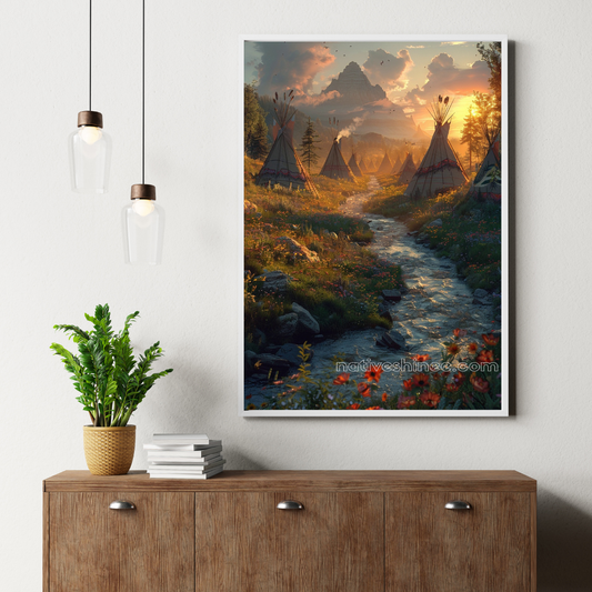 The Mark We Make Native American Canvas