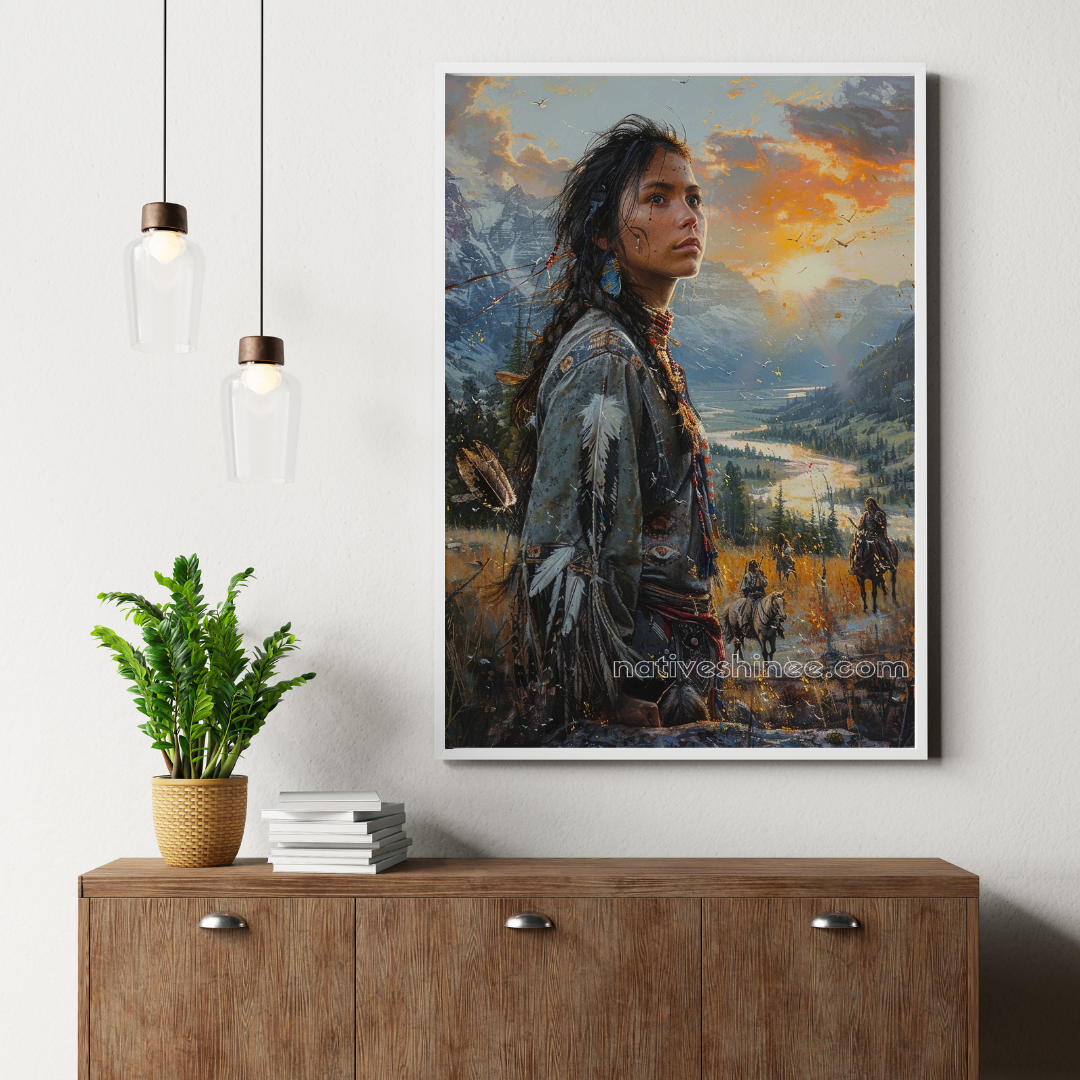 Spirit Rising Native American Canvas