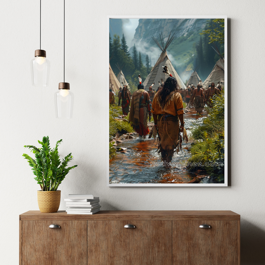 Testament Native American Canvas