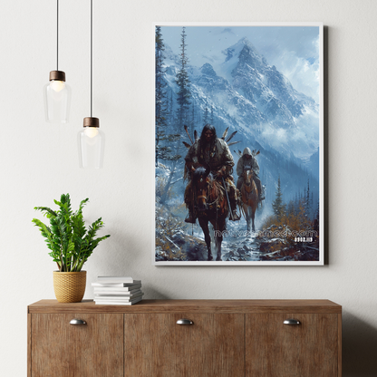 Path of the Ancestors Native American Canvas