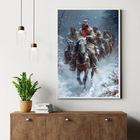 Strong Remain Native American Canvas