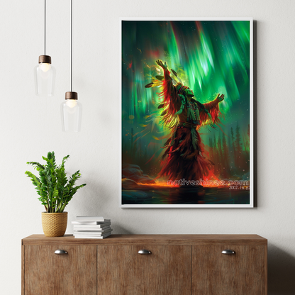 Sacred Sky Calling Native American Canvas