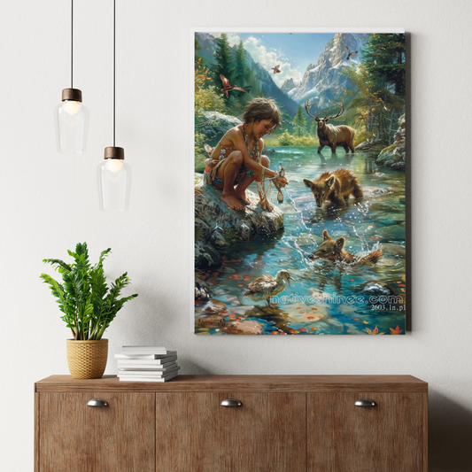 Nature Native American Canvas