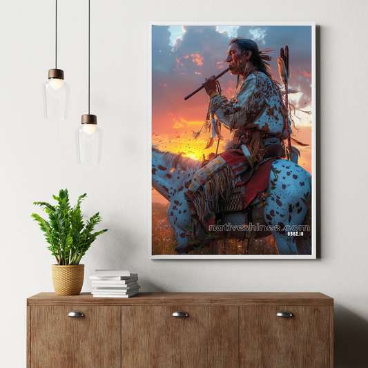 Spirit Of The Earth Native American Canvas