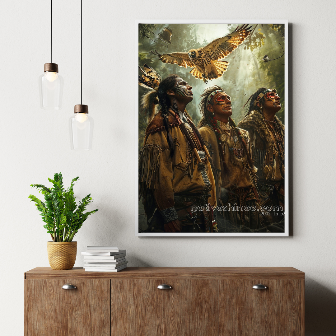 Guardians of the Sky Native American Canvas