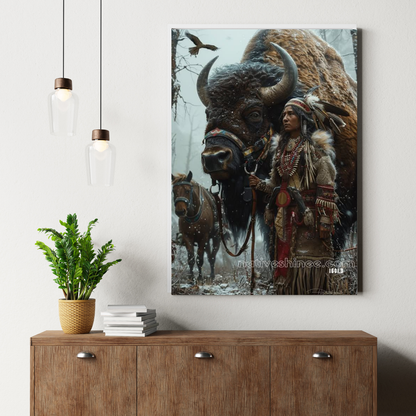 Winter Guardian: The Buffalo Sentinel