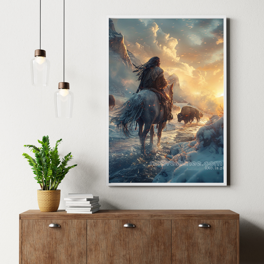 The Path Native American Canvas