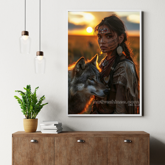 Bravery Native American Canvas