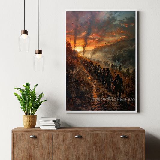 Whispers in the Wind Native American Canvas