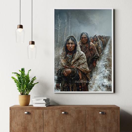 Love And Blessings Native American Canvas