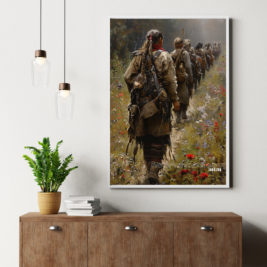 Echoes Of Our Ancestors Native American Canvas