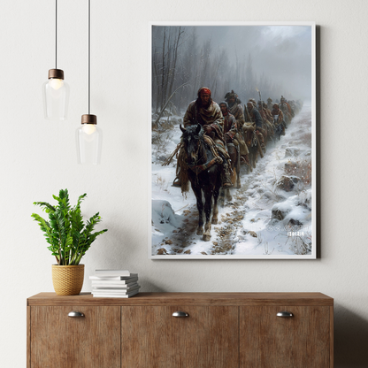 The Long Journey: Native American Canvas