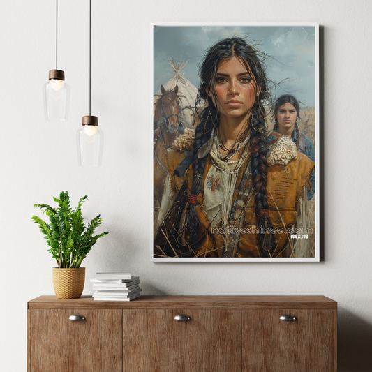 The Bridge Native American Canvas