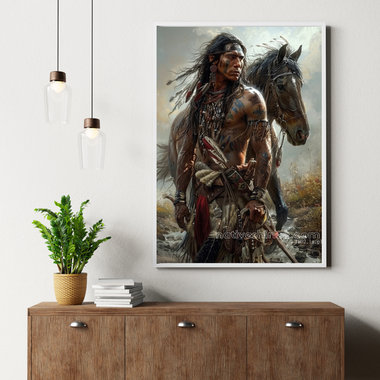 Courage Native American Canvas