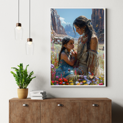 Bonds of the Land Native American Canvas