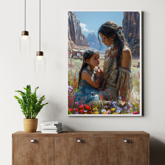 Bonds of the Land Native American Canvas