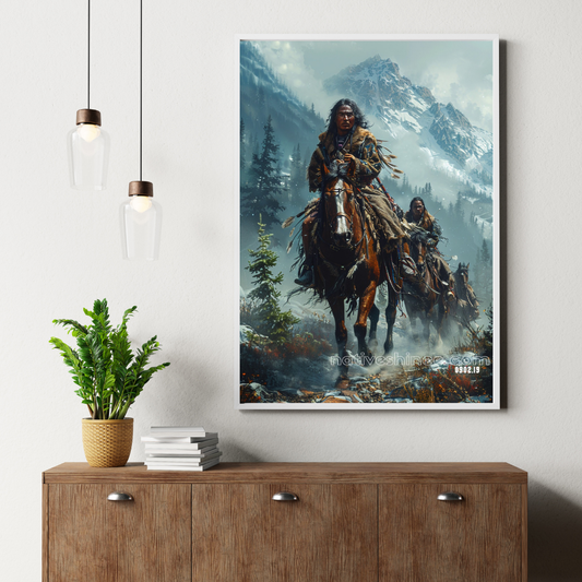 Mother Earth Native American Canvas