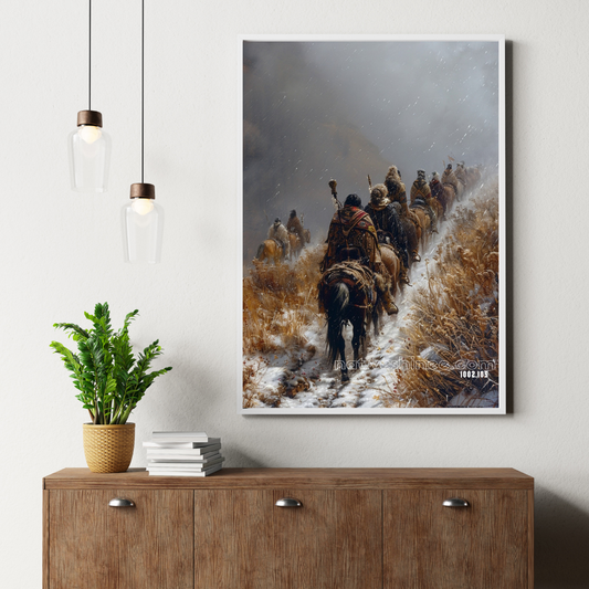 Soul And Eyes Native American Canvas