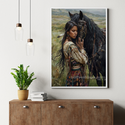 Spirit of the Plains Native American Canvas