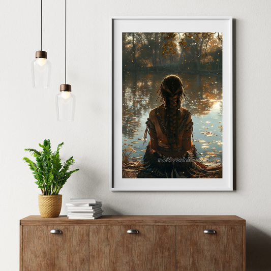 Firefly Dreams Native American Canvas