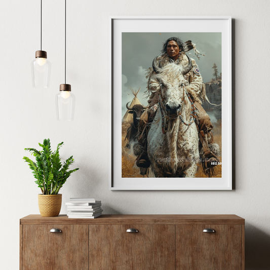 Belong To The Earth Native American Canvas