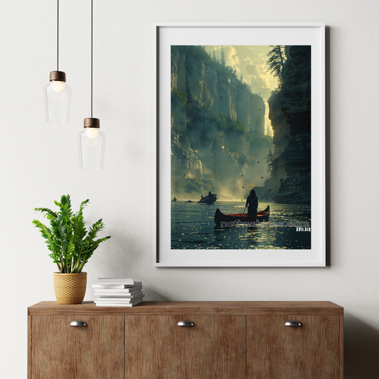 Wise Woman Native American Canvas