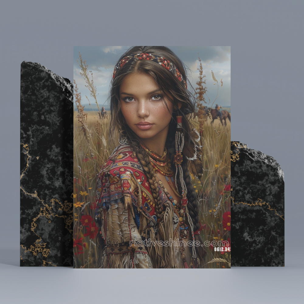 Painted Prairie Dreams Native American Canvas