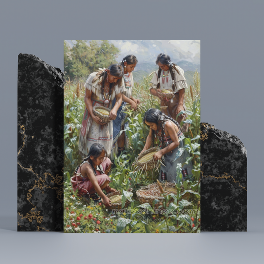 Harvest of the Heart Native American Canvas