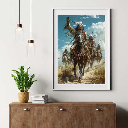 Go Ahead Native American Canvas