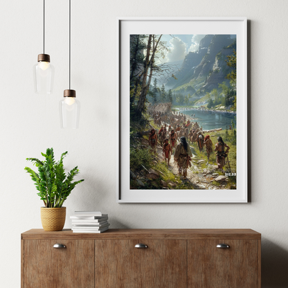 Journey's End Native American Canvas