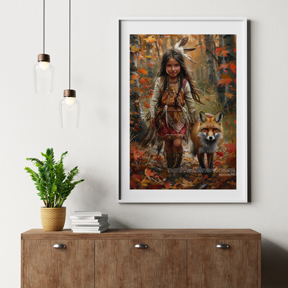 Friends Native American Canvas