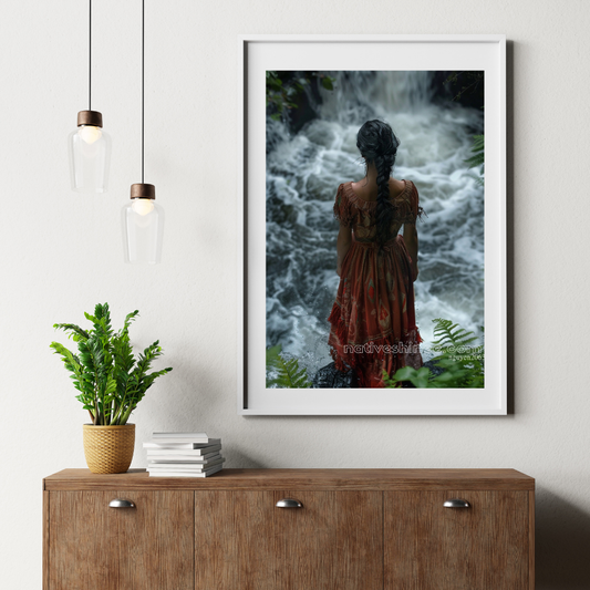 Wise Woman Native American Canvas