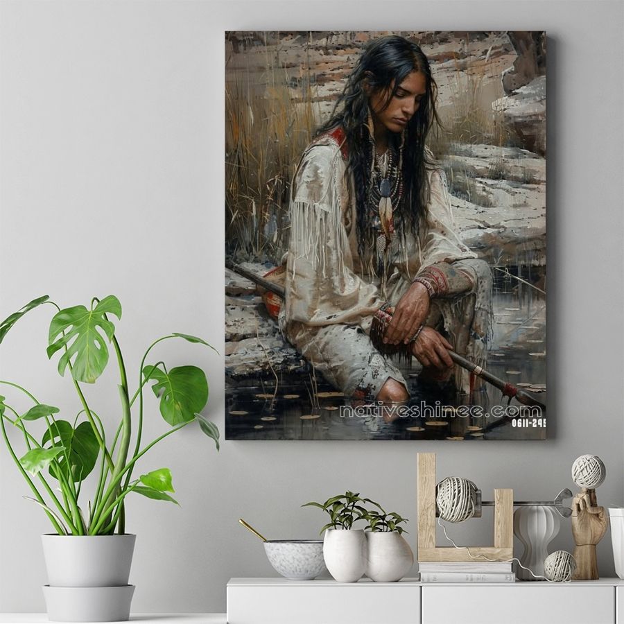 Echoes of Serenity Native American Canvas