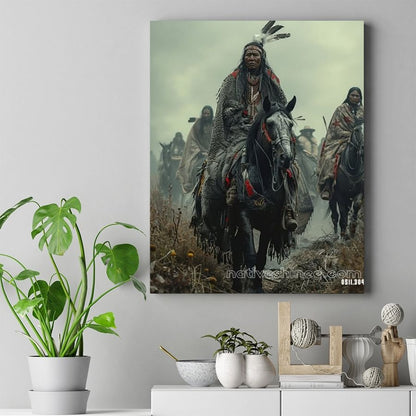 Riders of the Wind Native American Canvas