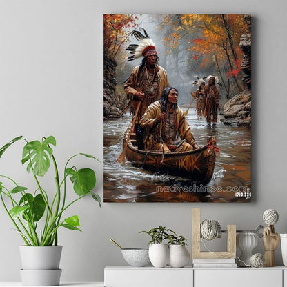 Spirit of the Horizon Native American Canvas