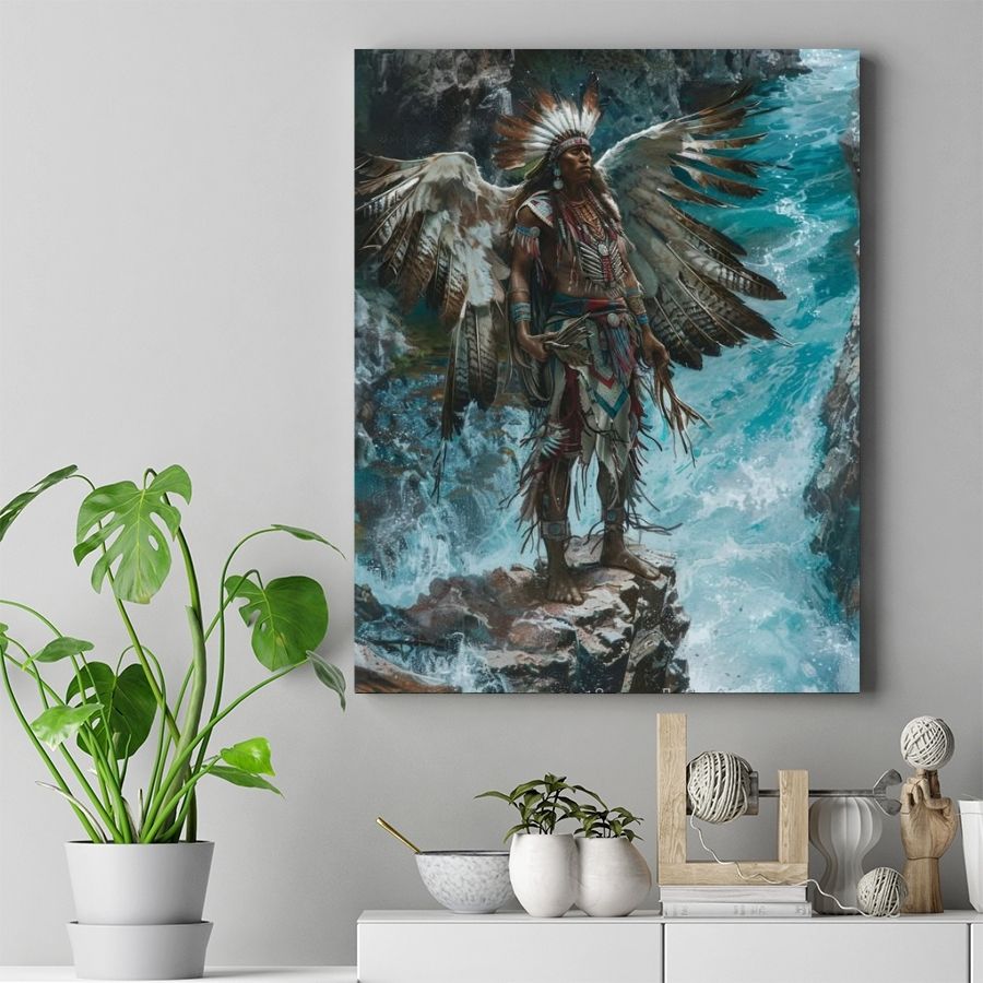 Wings of the Spirit Native American Canvas