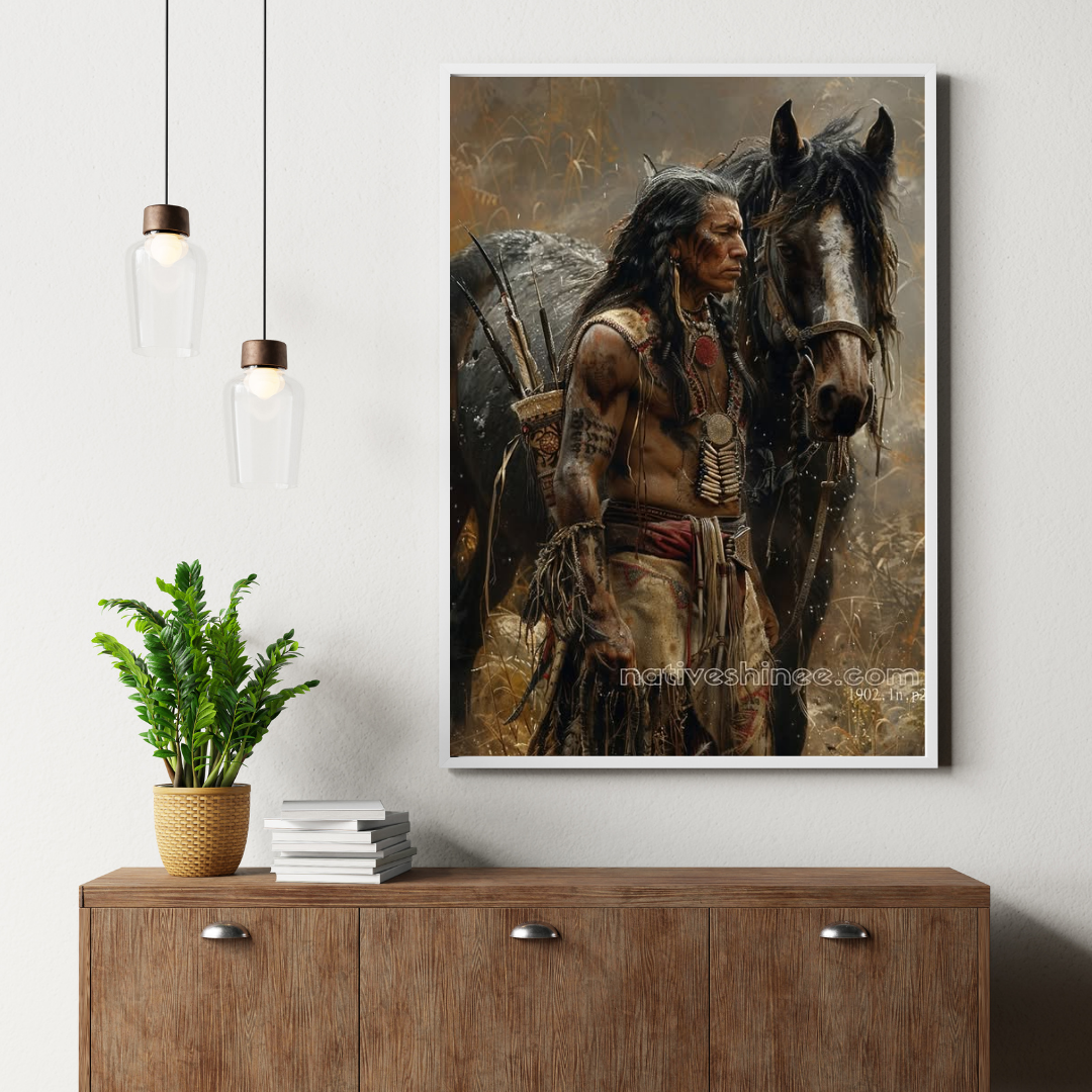 Loyal Companion Native American Canvas