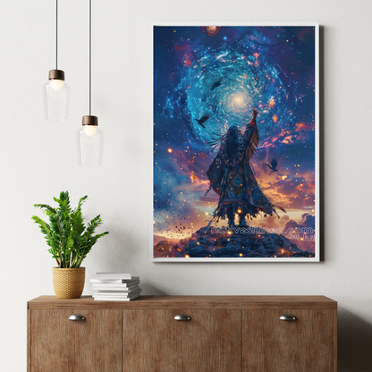 Spiritual Connection Native American Canvas