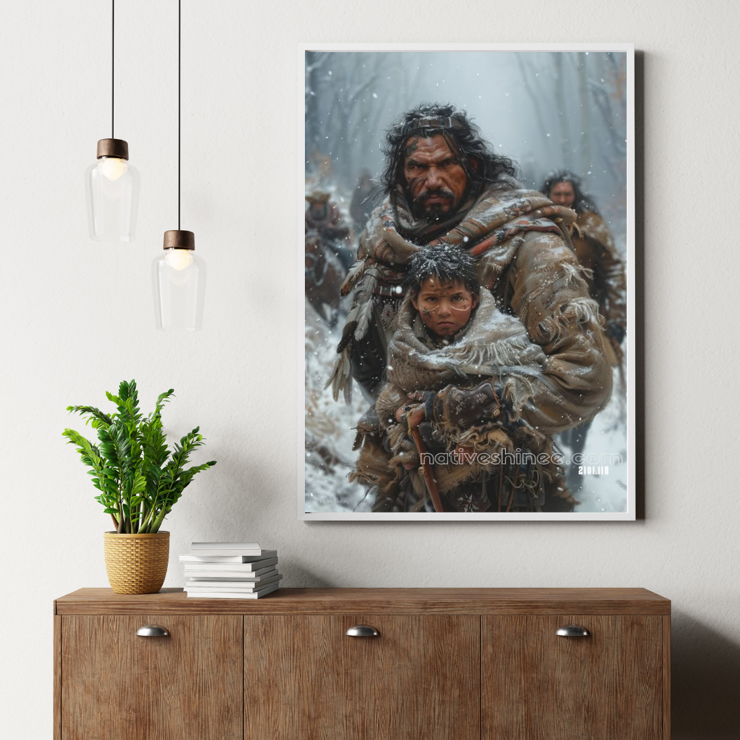 Endurance of the Ancestors Native American Canvas