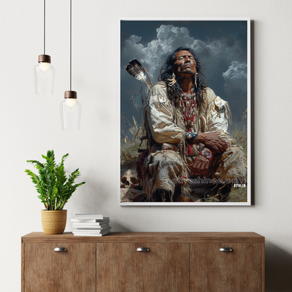 Spirit of the Ancestors Native American Canvas